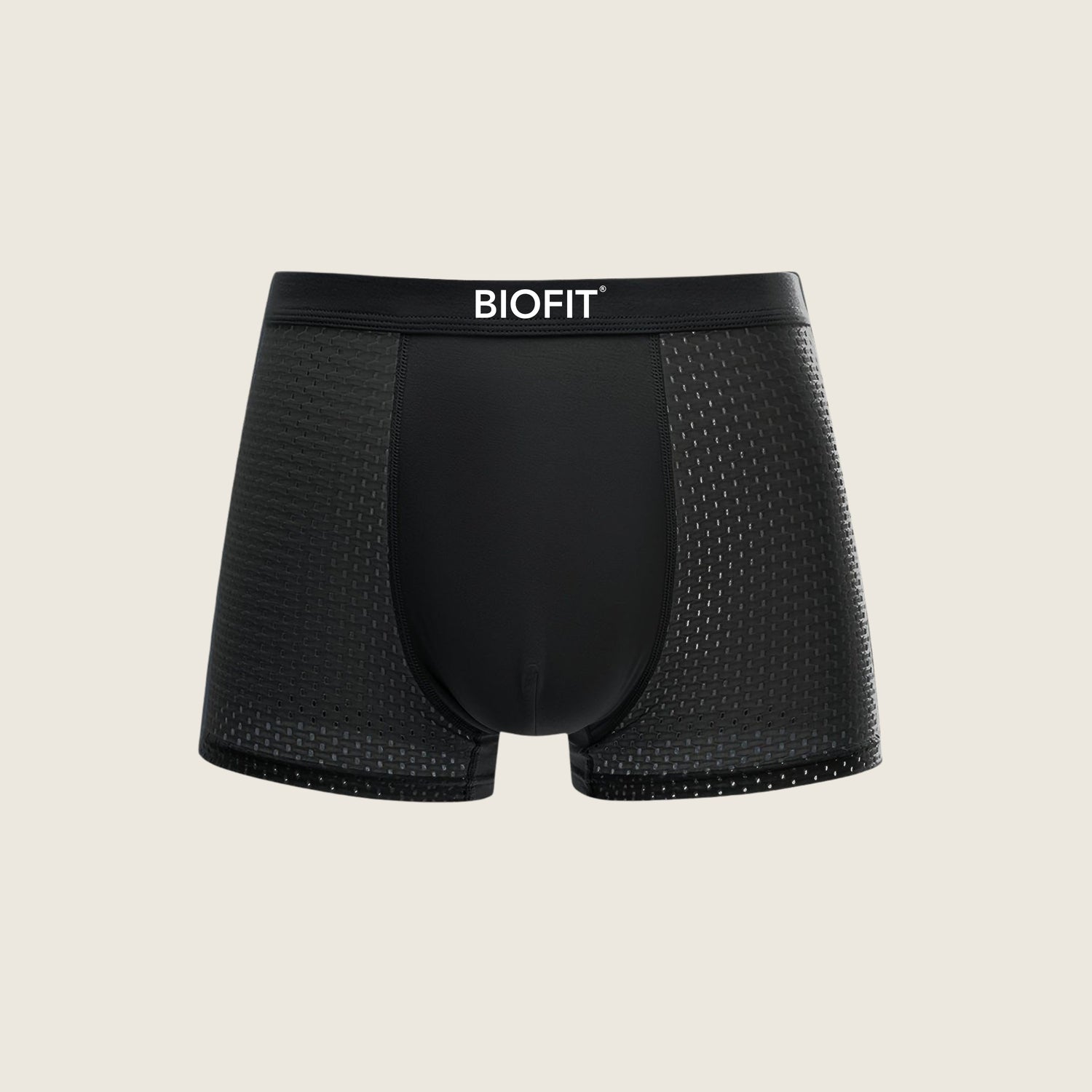 ALPHAFIT® Bamboo Boxers 3-Pack Black