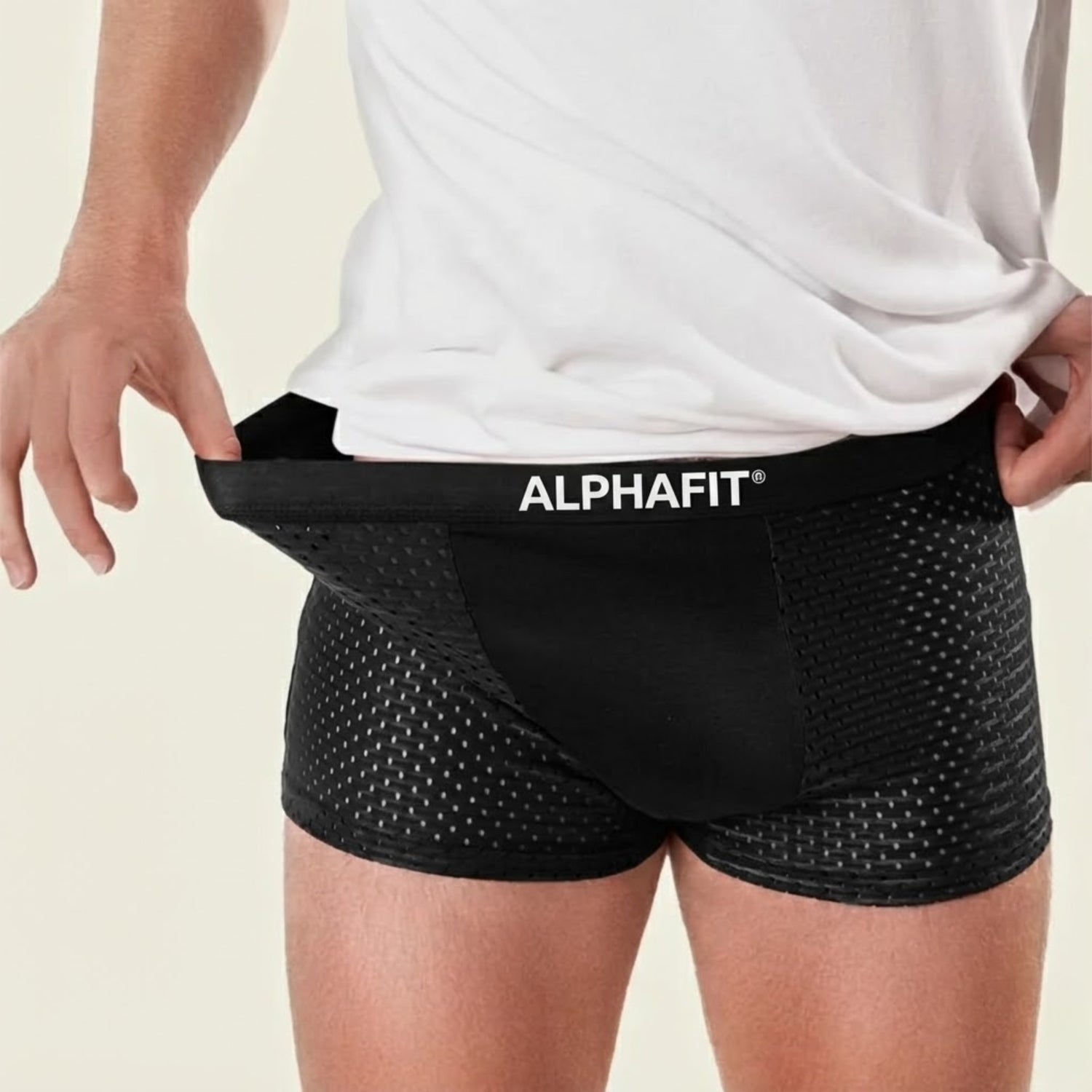 ALPHAFIT® Bamboo Boxers 5-Pack Black | + 5 FREE