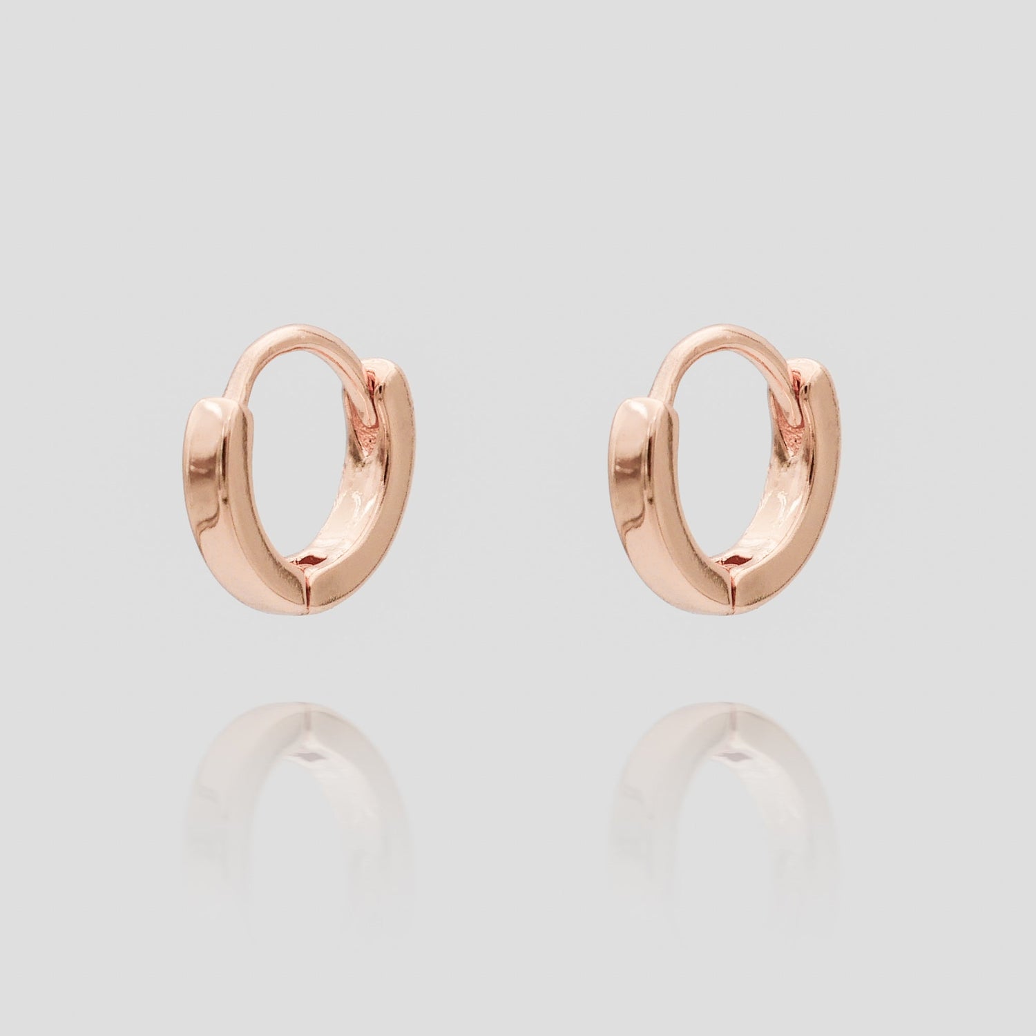 Elle Rose Gold Filled Huggie Earrings