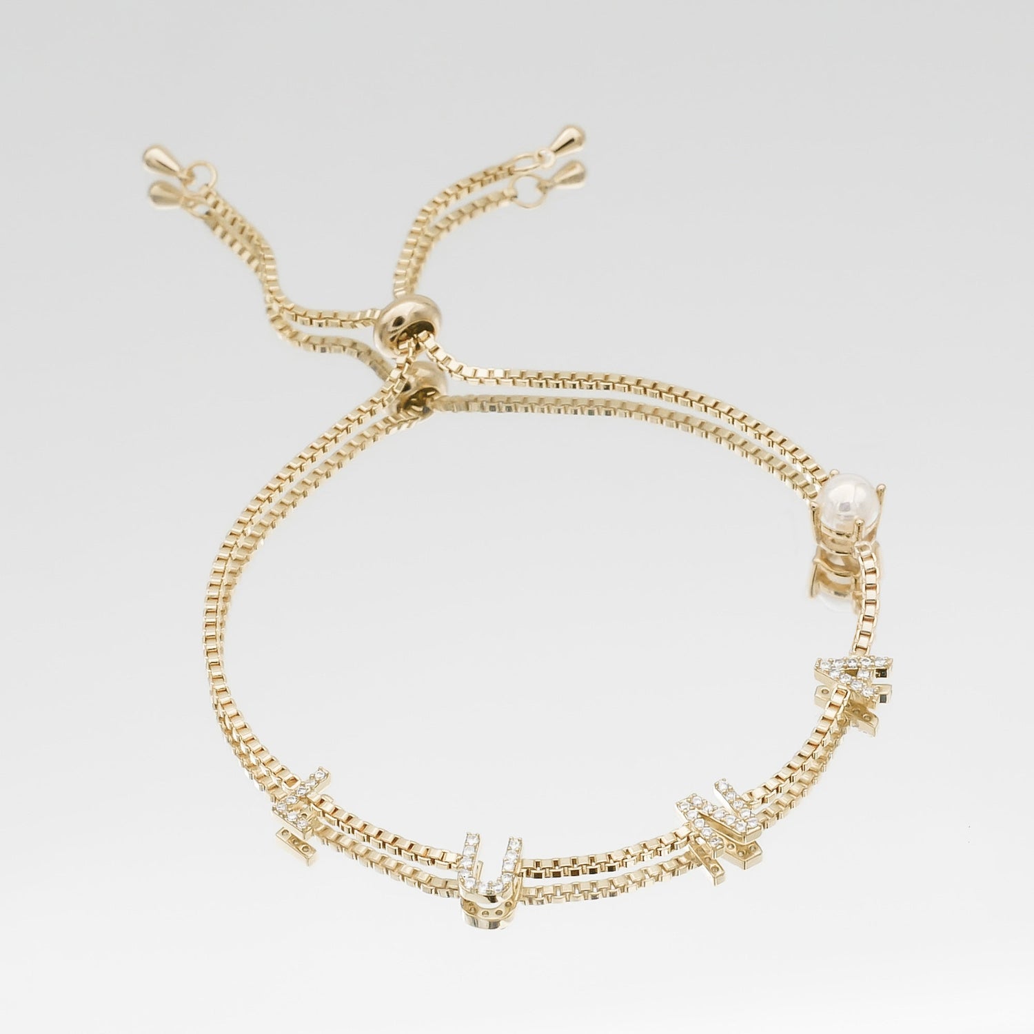 Pave Custom Name Bracelet