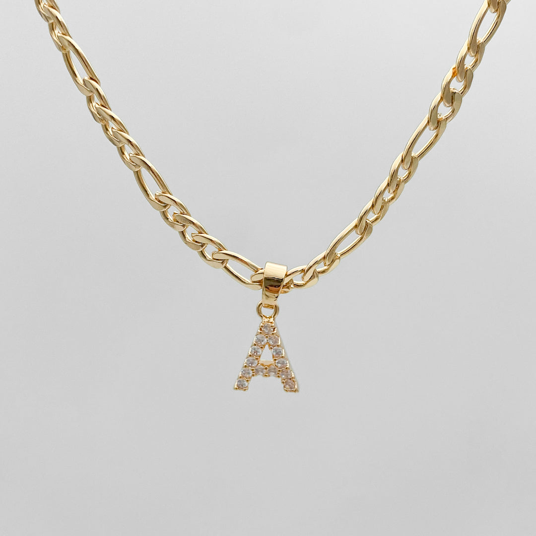 Pave Initial Necklace | Figaro