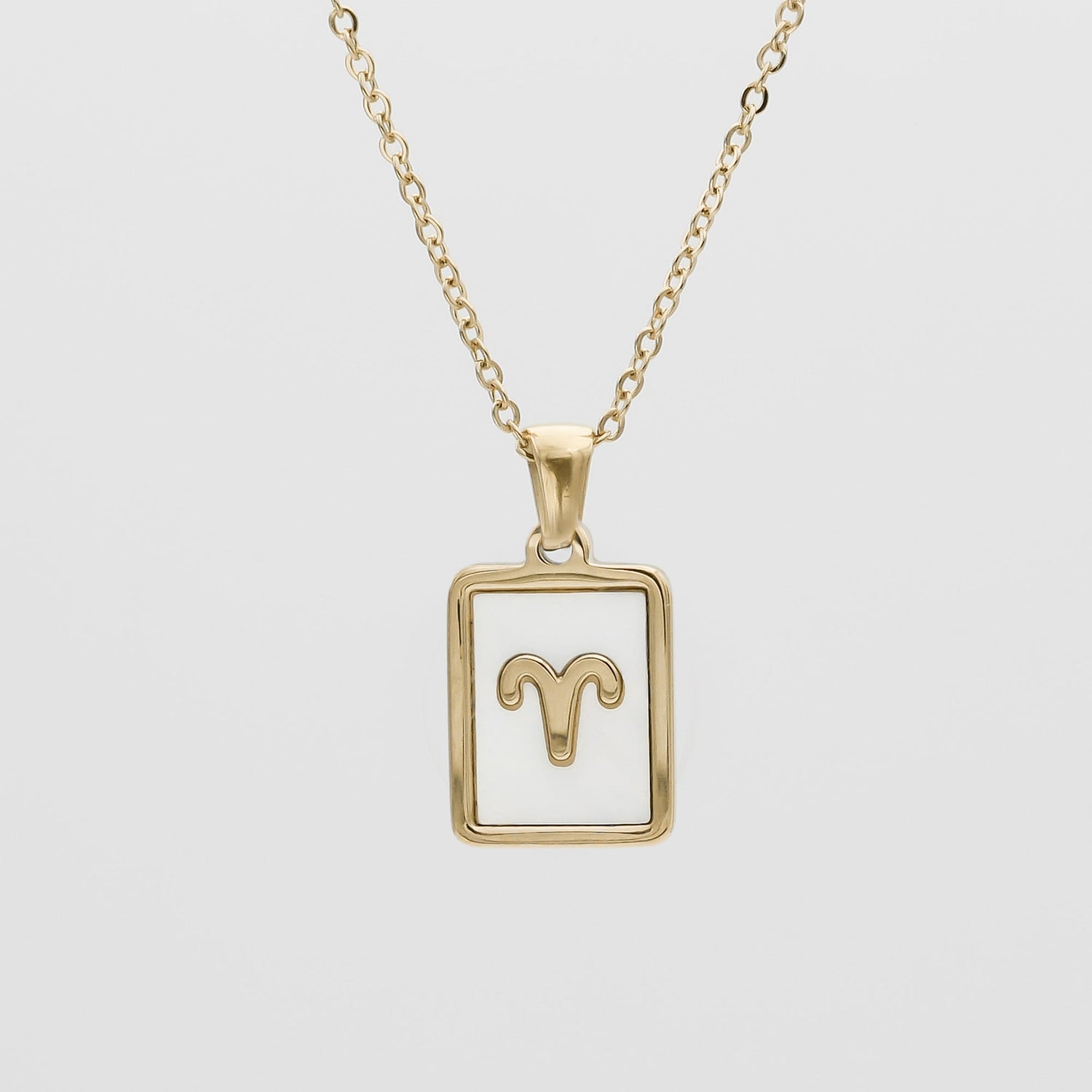 Opal Zodiac Symbol Necklace