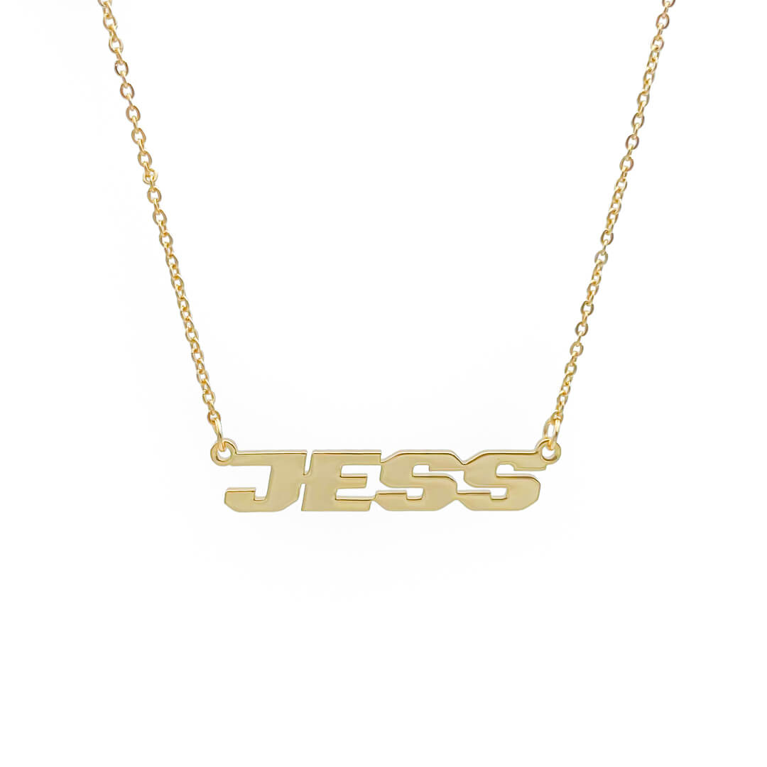 Action Custom Name Necklace
