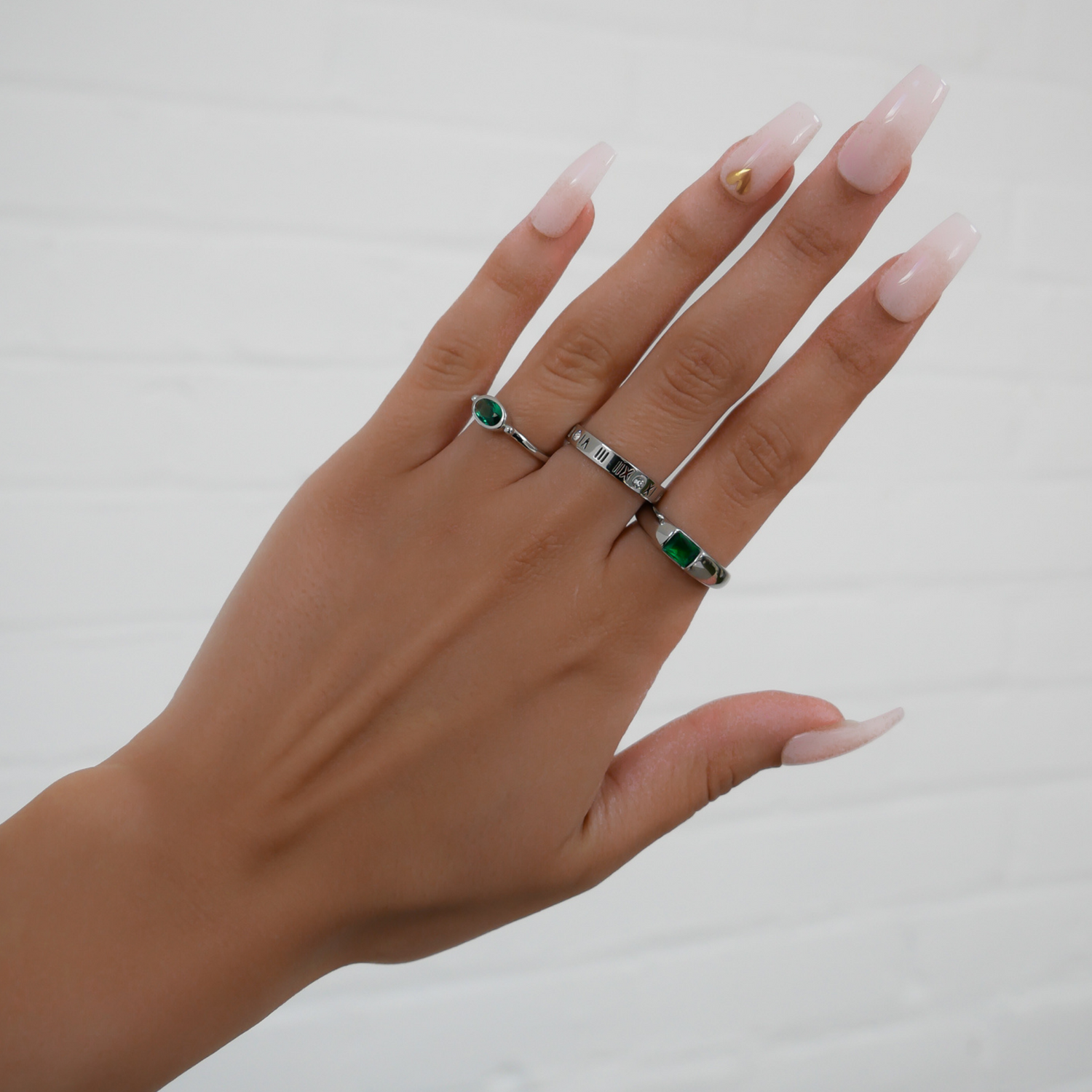 Birthstone Ring | Silver