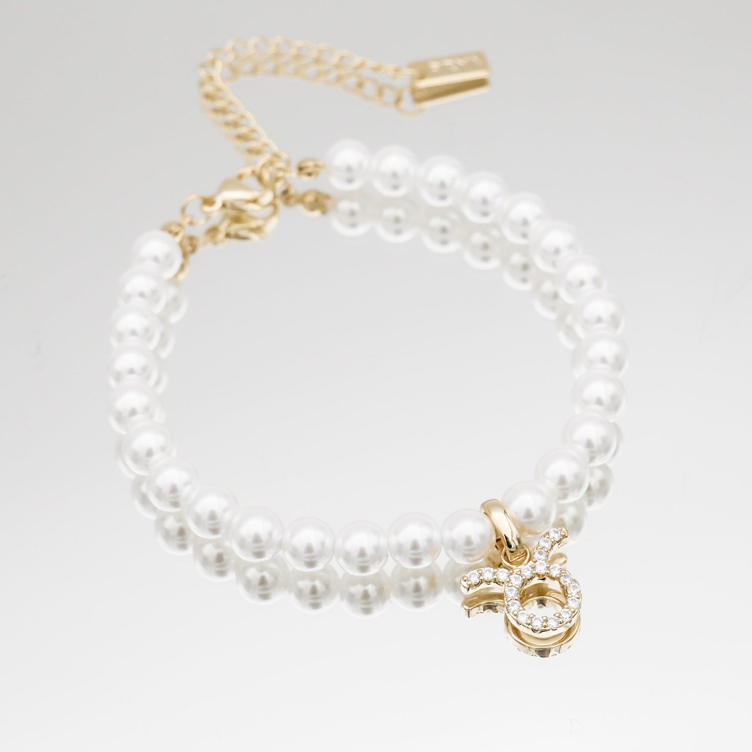 Pave Pearl Zodiac Anklet