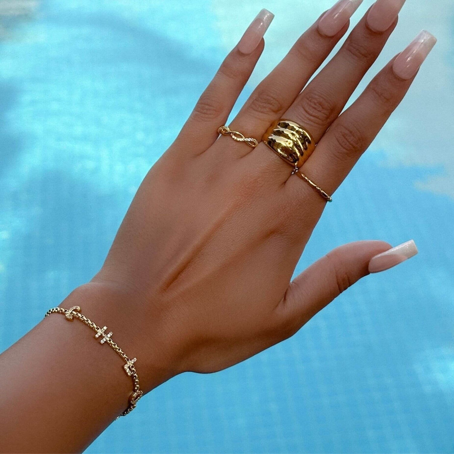 Pave Custom Name Bracelet